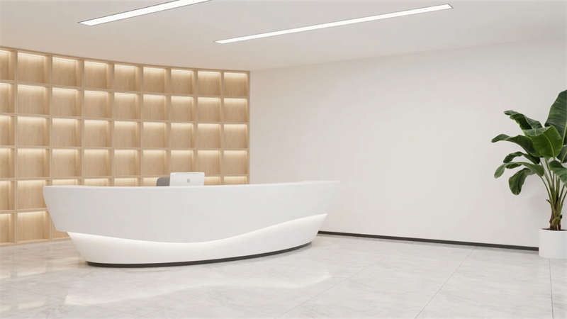 光影交織與自然共生，合肥2000平現代簡約辦公室設計效果圖